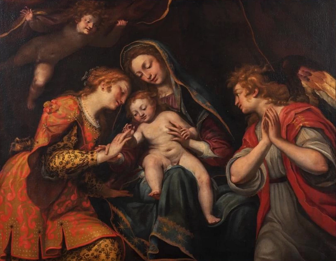 Matrimonio mistico di Santa Caterina